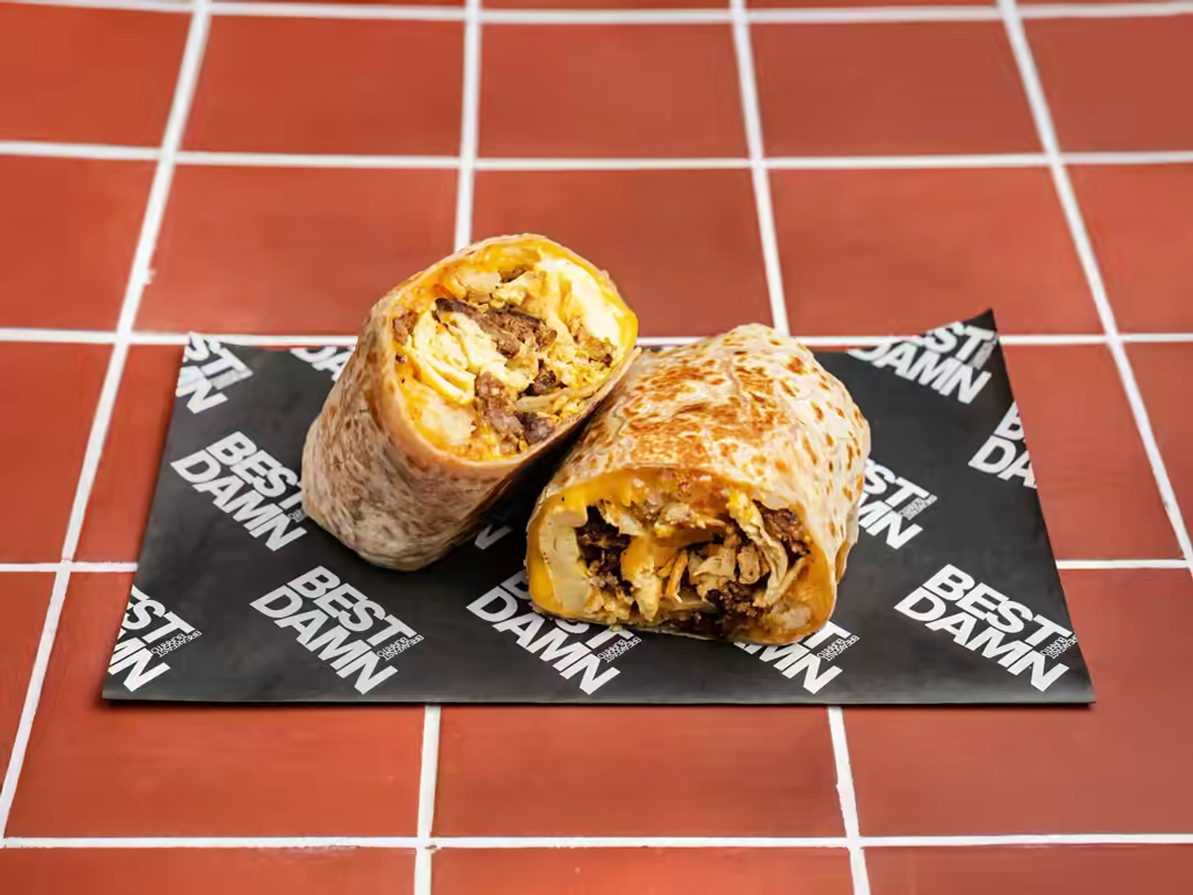 Chori breakfast burrito